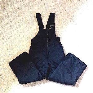COLUMBIA 4/5 Youth Winter Black Bibs Girls/Boys